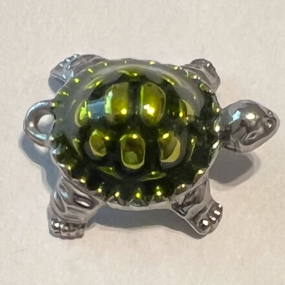 🔴Lucky Little Turtle Charm Mini Figure Jewelry Accessory Tortoise Decor Accent